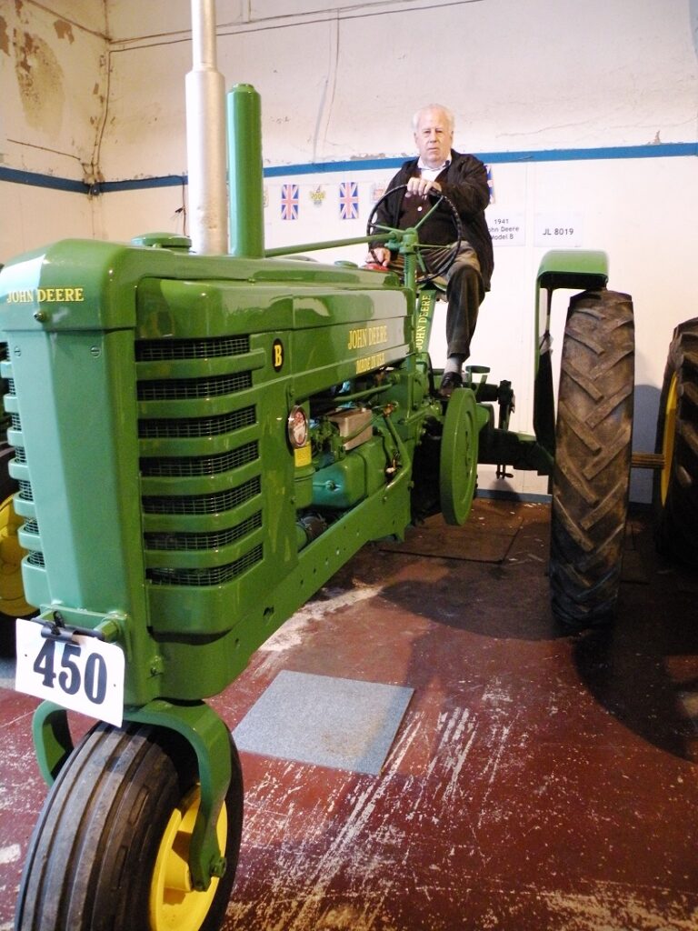 vintage John Deere tractor