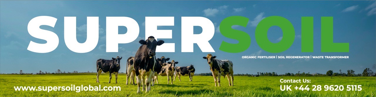 Supersoil organic fertiliser advert on farming news site